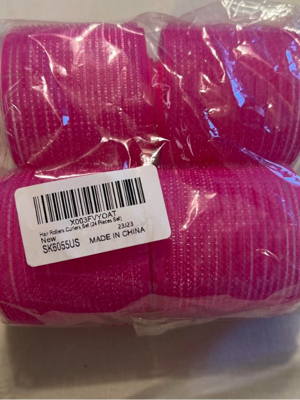 Self-Grip Hair Rollers - Pink (24 Pack)